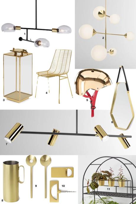 soldes d'hiver made 2019 laiton or gold tendance - blog déco - clem around the corner