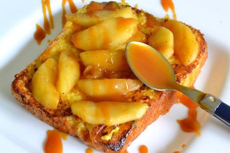 BRIOCHE PERDUE POMME CARAMEL Brioche perdue aux pommes et caramel au beurre salé