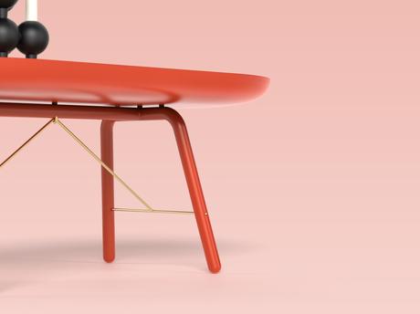 ECTO famille de table basse vitrine par Piks Design