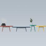 ECTO famille de table basse vitrine par Piks Design ECTO famille de table basse vitrine par Piks Design