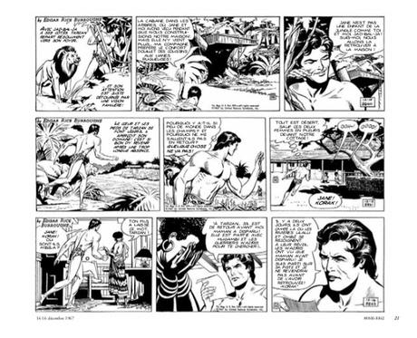 Tarzan : l'intégrale Russ Manning Newspaper strips Volume 1 1967-1969 aux éditions Graph Zeppelin page 21