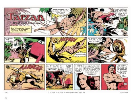 Tarzan : l'intégrale Russ Manning Newspaper strips Volume 1 1967-1969 aux éditions Graph Zeppelin page 216