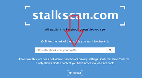 Espionner un compte Facebook avec Stalkscan