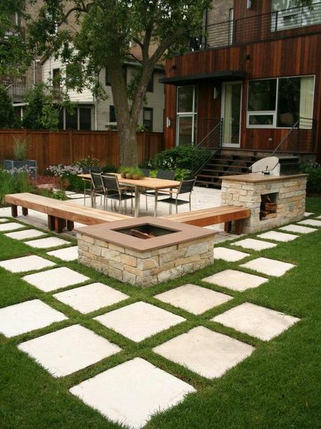Des idées pour décorer avec des pierres l’entrée ou le patio de votre maison