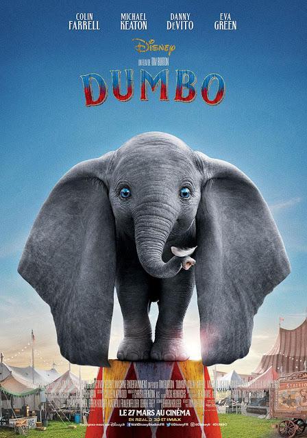 Nouvelle affiche VF pour le live-action Dumbo de Tim Burton