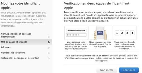 Comment réinitialiser un mot de passe identifiant Apple oublié ?