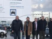 Communauté urbaine Caen Inauguration l'aire covoiturage territoire ville d'Ifs