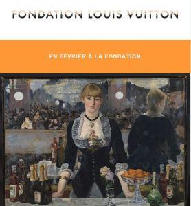 Fondation Louis VUITTON  en Février « La collection  Courtauld – Le parti de l’Impressionnisme – 20 Février au 17 Juin 2019