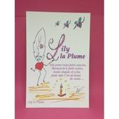 Choisissez votre prénom... Carte Prénom Lily la Plume