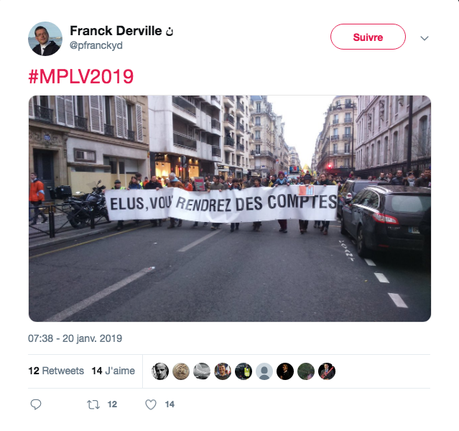Quand les taches de brun des #giletsjaunes se retrouvent dans la #marchepourlavie #LGBT #actUp Quand les taches de brun des #giletsjaunes se retrouvent dans la #marchepourlavie #LGBT #actUp