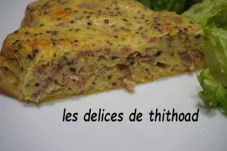 quiche sans pâte au jambon et andouille quiche sans pâte au jambon et andouille