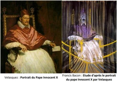 7 Portrait du Pape Innocent X Velasquez et Francis Bacon