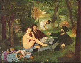 23le déjeuner sur l'herbe Manet 1863
