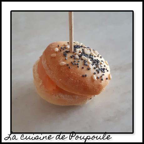 Mini burger avec 4 garnitures