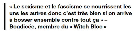 Vive le Witch Bloc ! Vive le Witch Bloc !