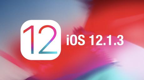 iOS 12.1.3 disponible sur iPhone et iPad