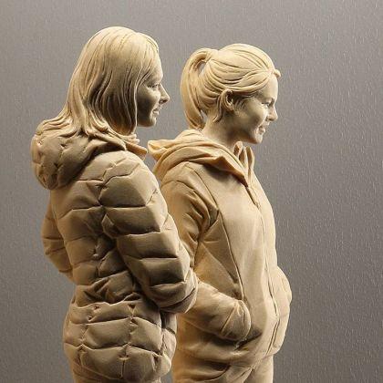Sculptures bois de Peter Demetz