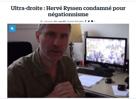 Hervé Laleu dit #Ryssen, la haine des juifs pour seul pedigree #antisemitisme