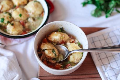 Chicken and Dumplings {soupe de poulet aux boulettes} Chicken and Dumplings {soupe de poulet aux boulettes}