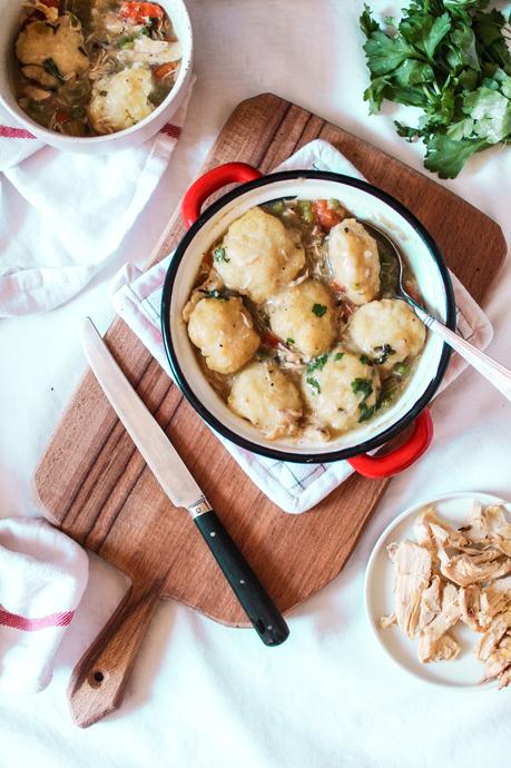 Chicken and Dumplings {soupe de poulet aux boulettes} Chicken and Dumplings {soupe de poulet aux boulettes}