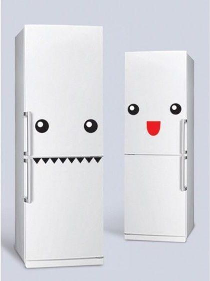customiser son frigo blanc avec du masking tape smiley blog création déco clem around the corner