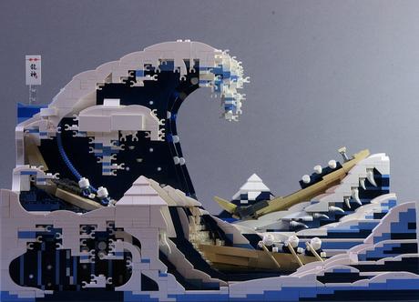 La Grande Vague de Kanagawa en LEGO