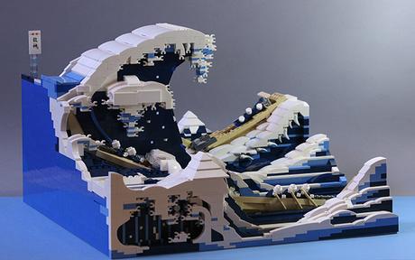 La Grande Vague de Kanagawa en LEGO