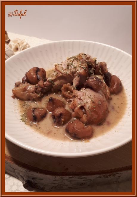 Pilons de poulet aux Châtaignes et Miel Pilons de poulet aux Châtaignes et Miel