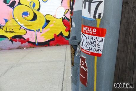 Stickers à New York, octobre 2017