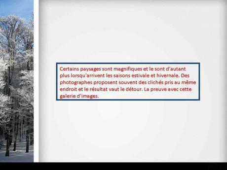 Pays Etranger - Eté - Hiver - 2