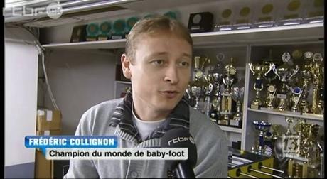Frédéric Collignon : champion du monde de babyfoot en 2012