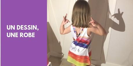 Un dessin, une robe, une fillette ravie ! Un dessin, une robe, une fillette ravie !