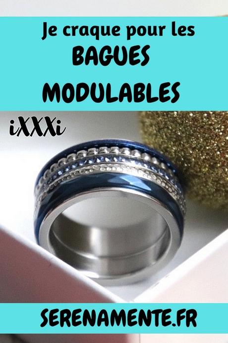 Je craque pour les jolies bagues modulables iXXXi ! Je craque pour les jolies bagues modulables iXXXi !