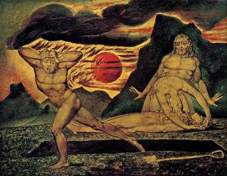 William Blake, Adam et Ève trouvant le corps d’Abel, Tate Britain