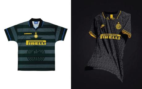 Voici à quoi pourraient ressembler les jersey de l’AS Roma et de l’Inter Milan la saison prochaine Inter Milan As Roma retro jersey