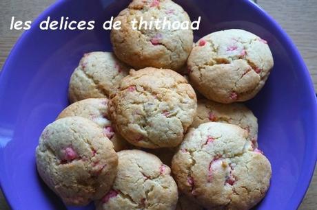 Cookies aux pralines roses Cookies aux pralines roses