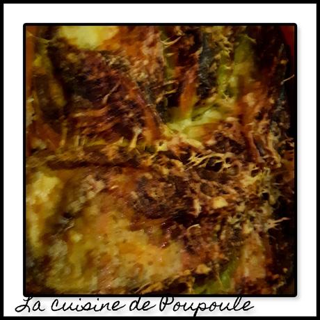 Gratin de choux vert au jambon