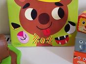 Collection Drôles têtes animaux Marion Billet Autocollants Lito