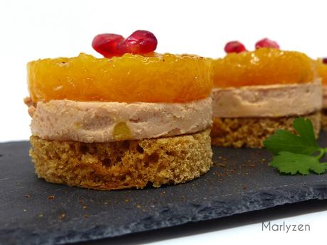 Foie gras au pain d'épices et chutney de mangue Foie gras au pain d'épices et chutney de mangue