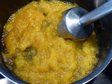 Foie gras au pain d'épices et chutney de mangue Foie gras au pain d'épices et chutney de mangue