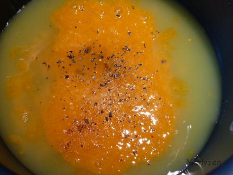 Coulis de kaki. Coulis de kaki.