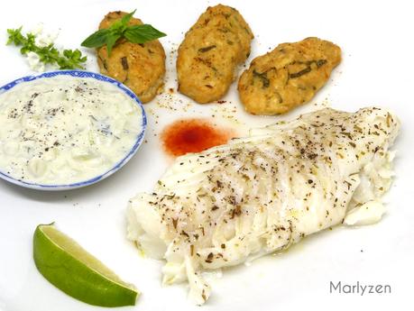 Dos de cabillaud et quenelles de chou-fleur Dos de cabillaud et quenelles de chou-fleur