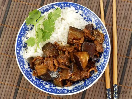 Aubergines au porc haché à la chinoise