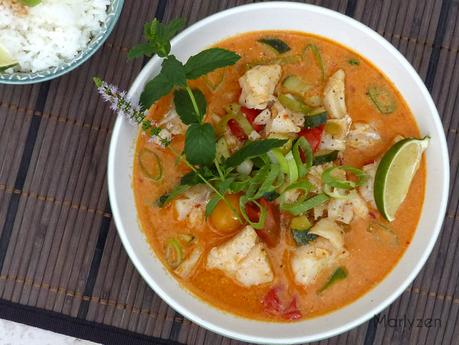 Curry rouge de poisson