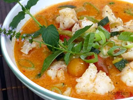 Curry rouge de poisson Curry rouge de poisson