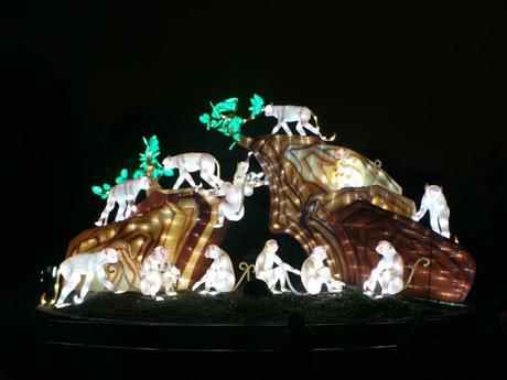Espèces en voie d’illumination jardin des plantes ménagerie paris festival des lumières balade nocturne