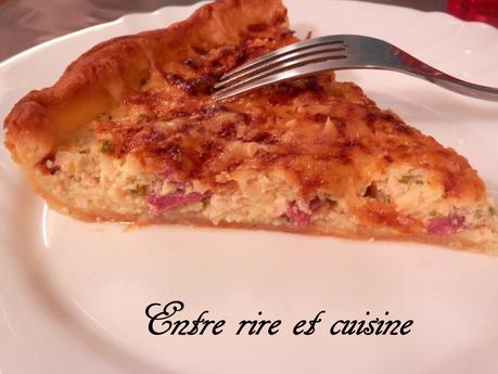 Quiche aux lardons de canard, pomme et comté Quiche aux lardons de canard, pomme et comté