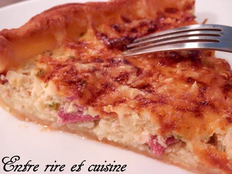 Quiche aux lardons de canard, pomme et comté Quiche aux lardons de canard, pomme et comté