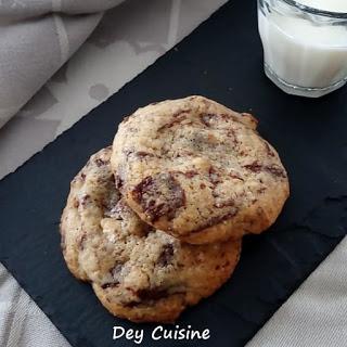 Cookies double noisettes & chocolat
