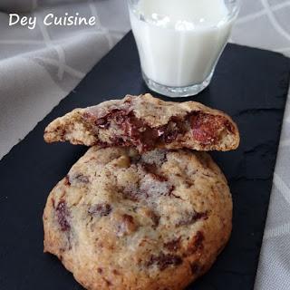 Cookies double noisettes & chocolat